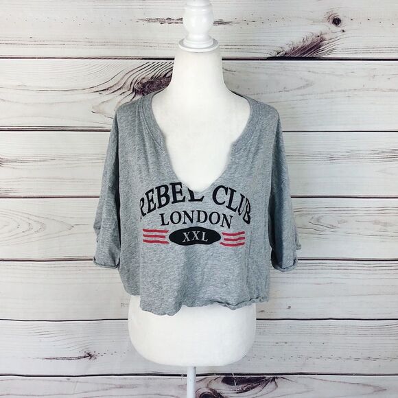 Divided Rebel Club London Boxing Crop Tee Large - Picture 2 of 7